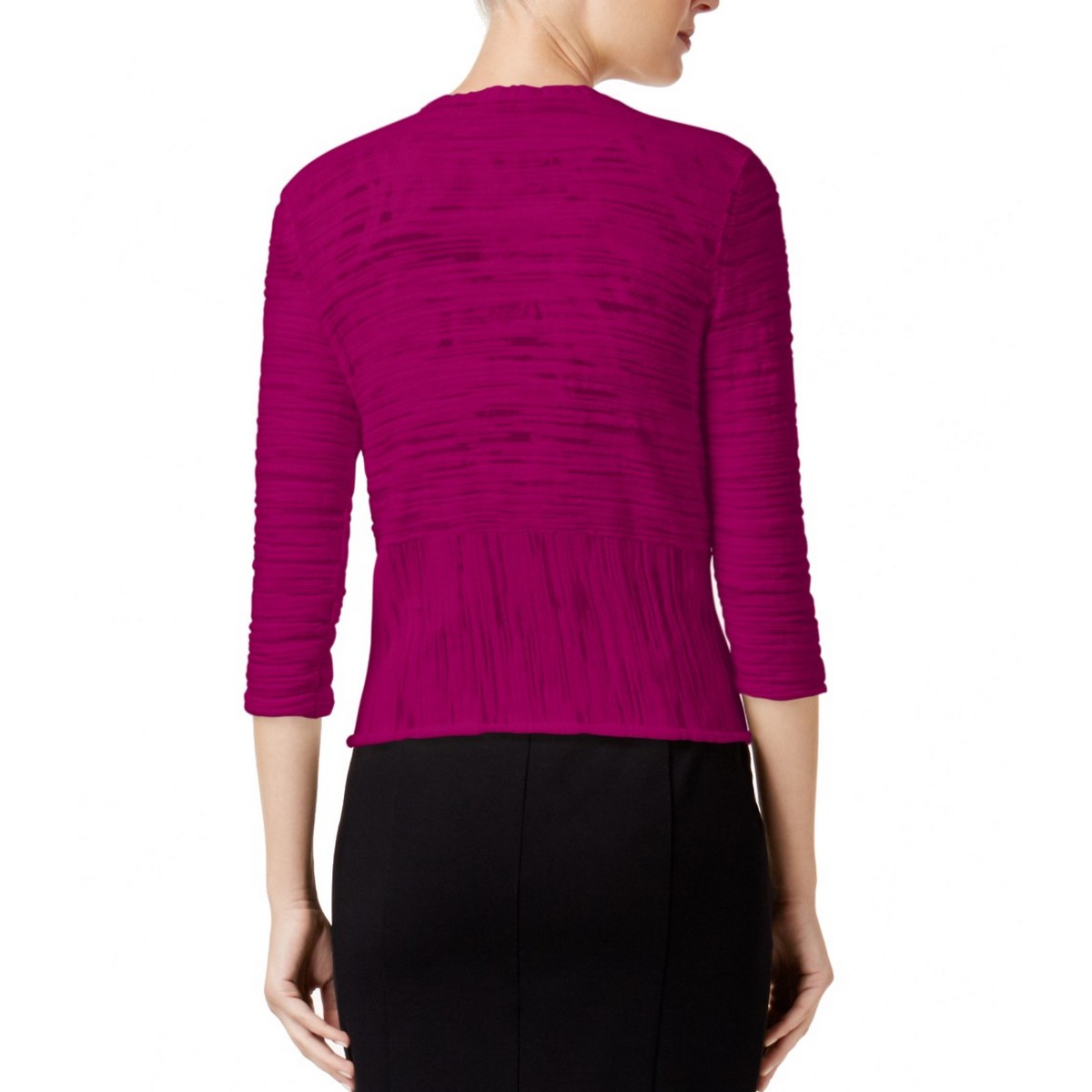 ALFANI NEW Women/'s Draped Asymmetrical Knit Cardigan Top TEDO