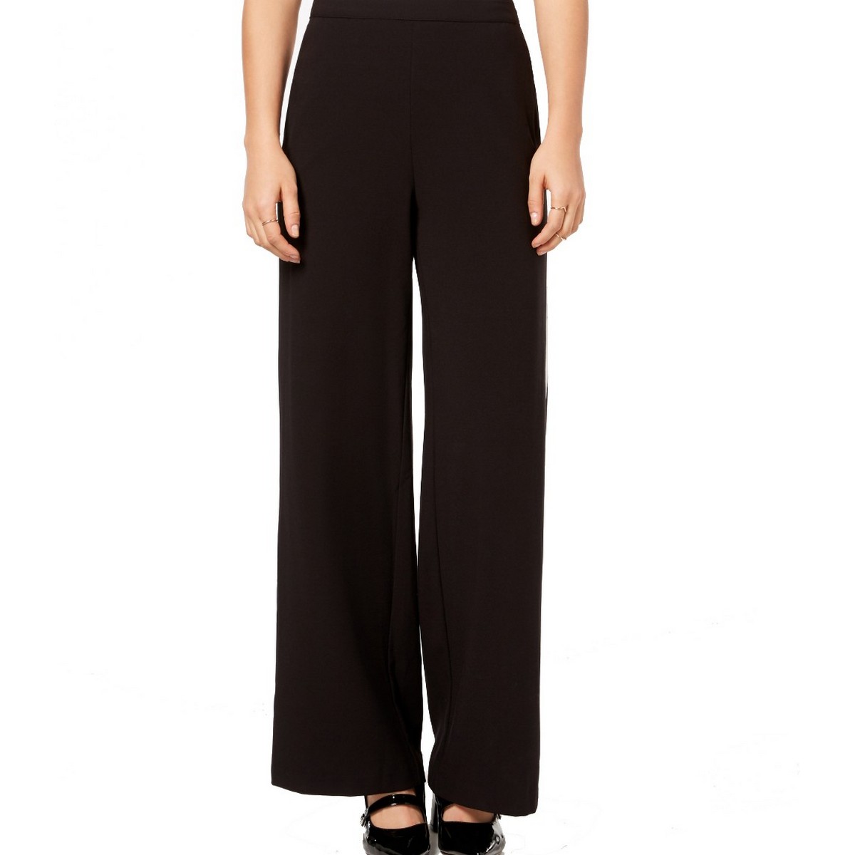 新品 DoubleFaced Silk Cotton Pants black 2 Double-Faced Silk Cotton Pants - BLACK 001 (25-08096