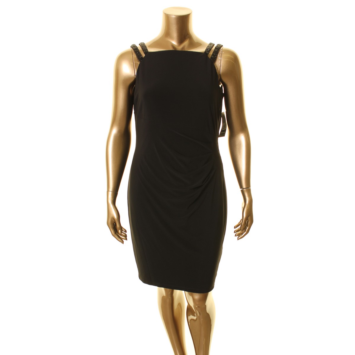 ralph lauren black long dress