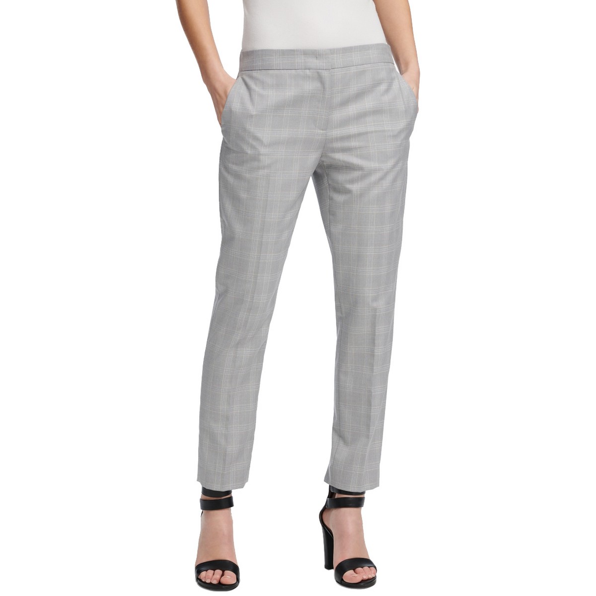 plaid work pants womens