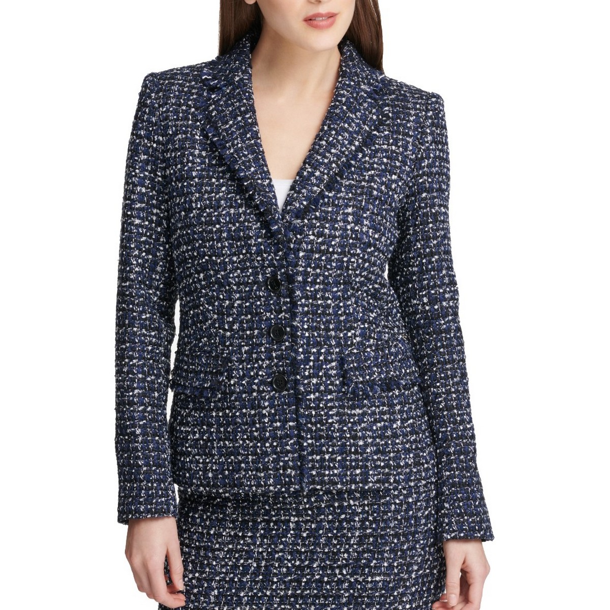 dkny tweed jacket