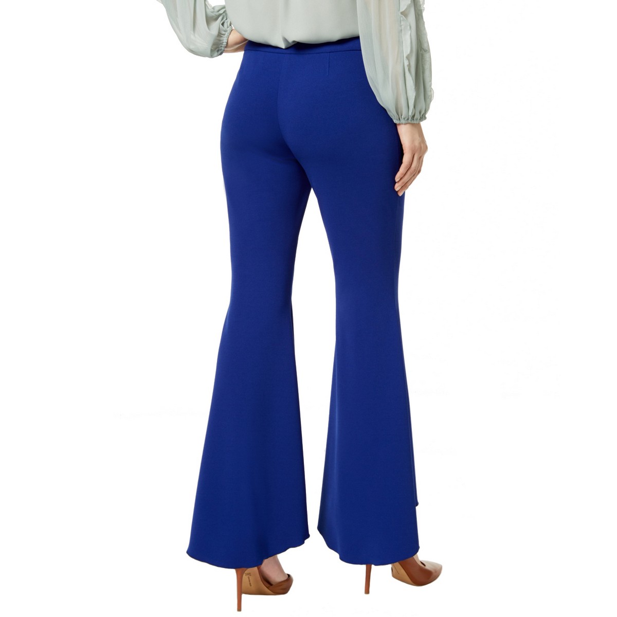 INC NEW Women's Ruffled Darted Regular Mid Rise Flare Pants TEDO | eBay