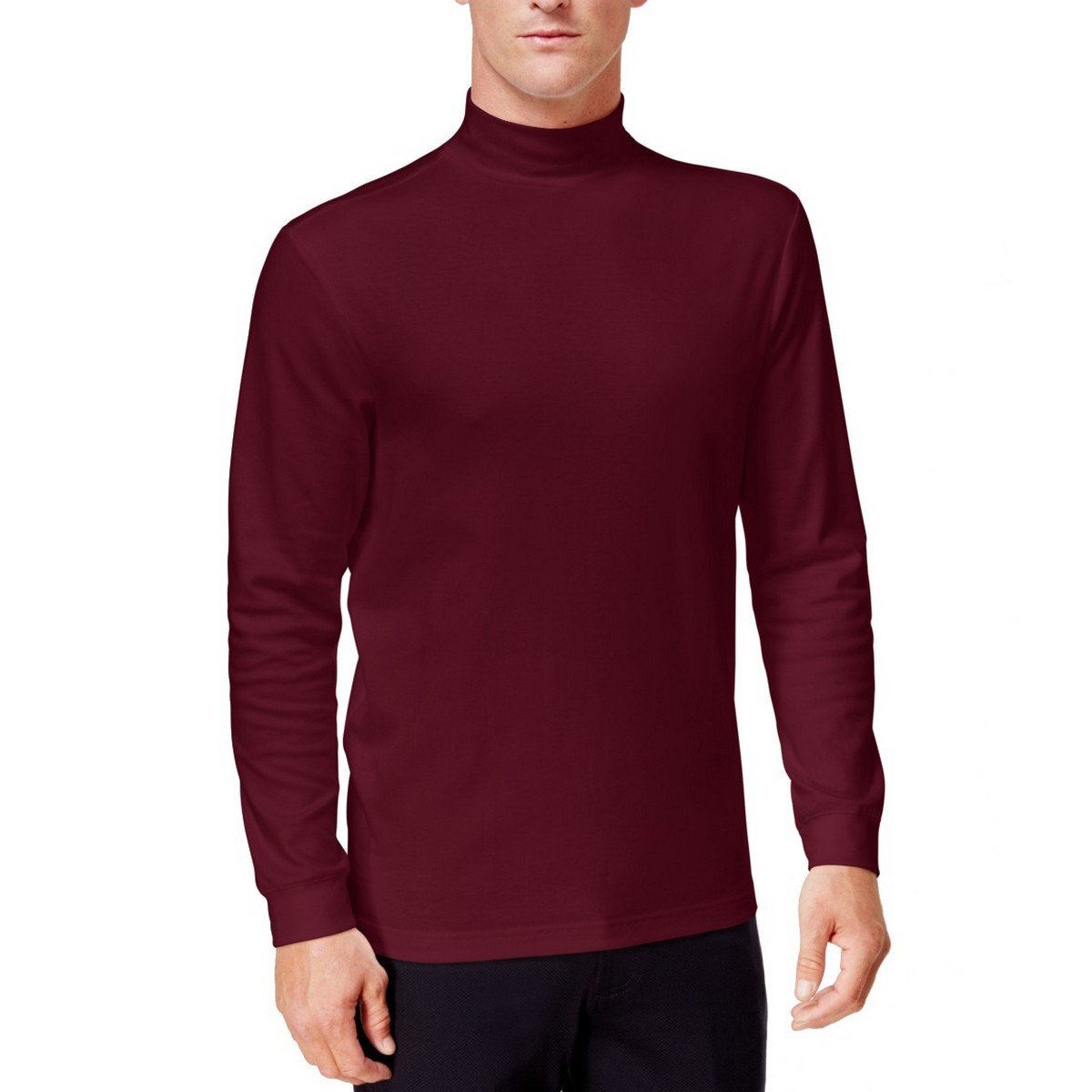 Download CLUB ROOM NEW Men's Mock-neck Cotton T-Shirt TEDO | eBay