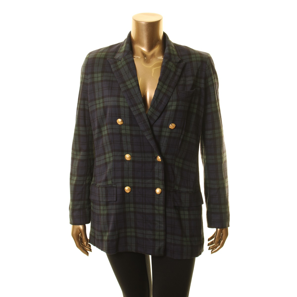 ralph lauren women's double breasted blazer