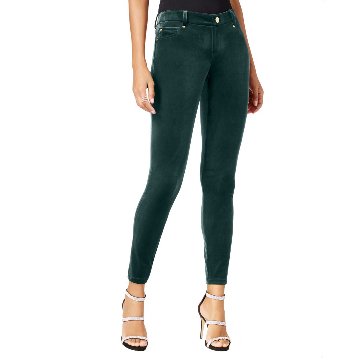 Curvy Velvet Skinny Pants