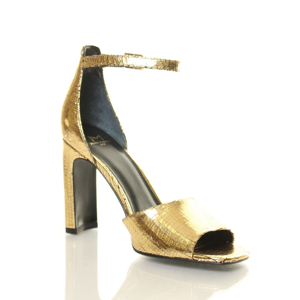 MARC FISHER LTD NUEVAS Sandalias de terciopelo para mujer Harlin con correa al tobillo TEDO - Imagen 9 de 11