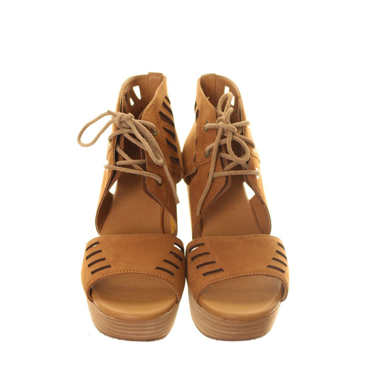 CAT-CATERPILLAR NUEVAS Para mujeres Alma Recorte Cuero Cuña Sandalias Zapatos TEDO - Imagen 7 de 11