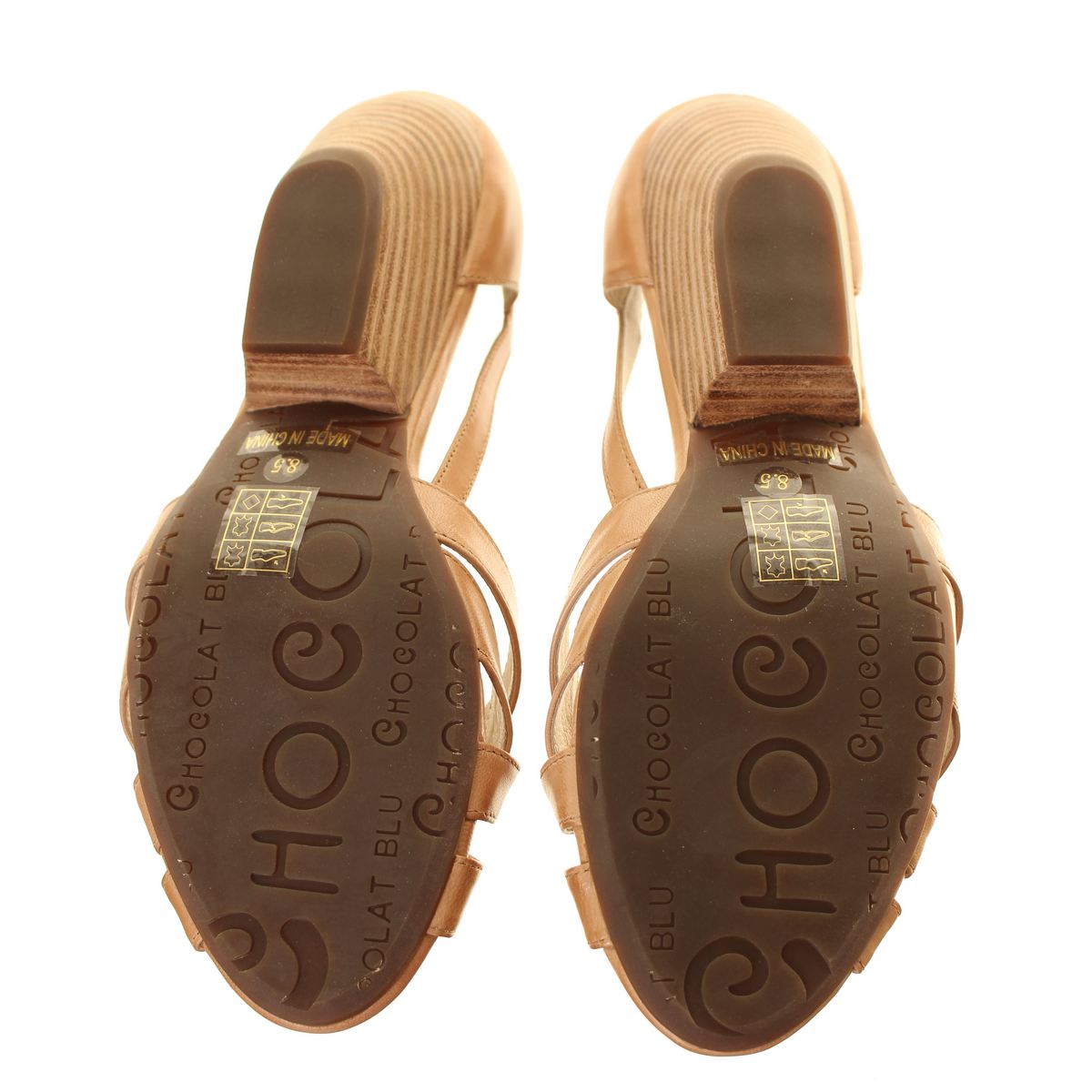NUEVO CHOCOLATE BLU Sandalias para mujer Crisscross Gilly Punta Abierta Zapatos TEDO - Imagen 8 de 13