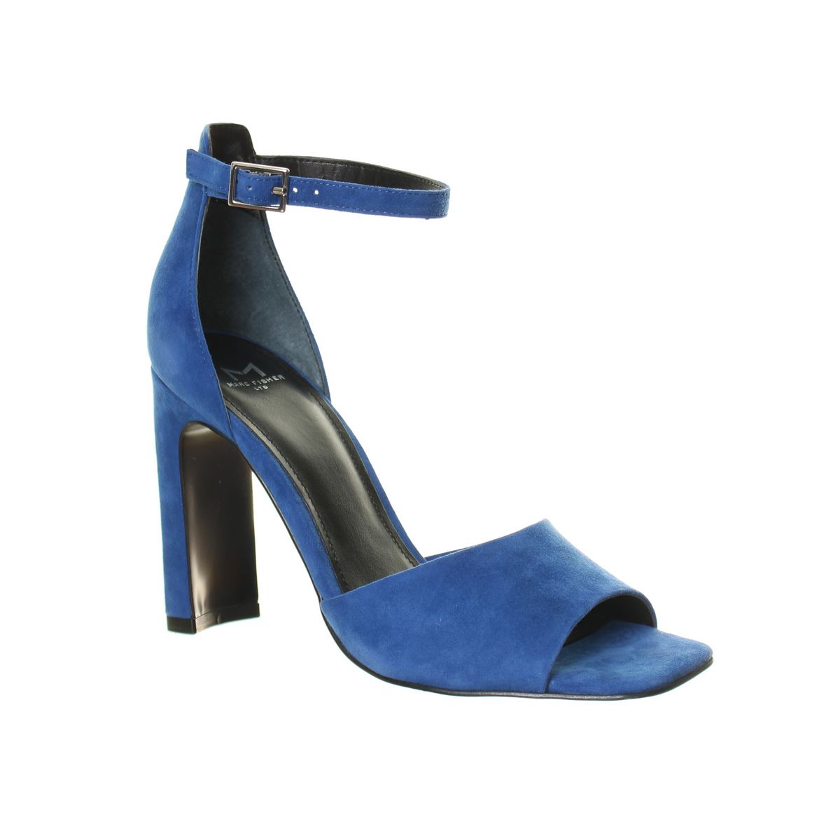 MARC FISHER LTD NUEVAS Sandalias de terciopelo para mujer Harlin con correa al tobillo TEDO - Imagen 7 de 11