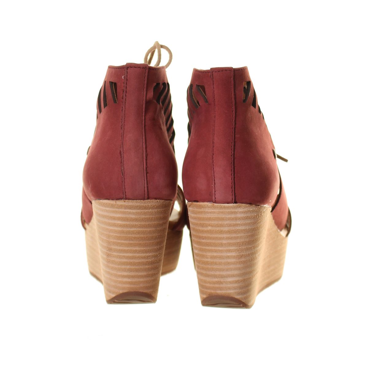 CAT-CATERPILLAR NUEVAS Para mujeres Alma Recorte Cuero Cuña Sandalias Zapatos TEDO - Imagen 10 de 11