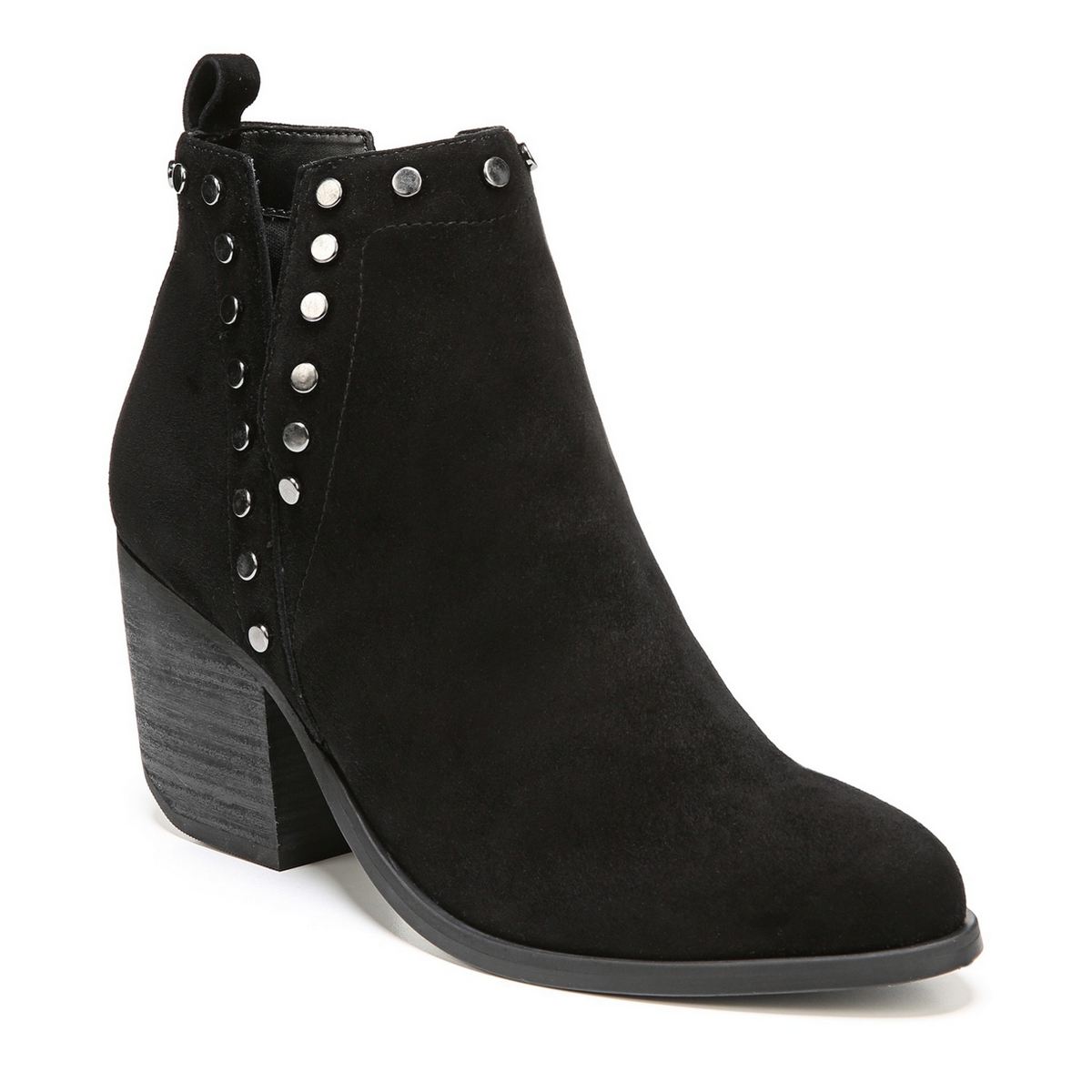 FERGIE Women's Side Slit Stud Design Leather Mariella Booties Shoes 8 1 ...