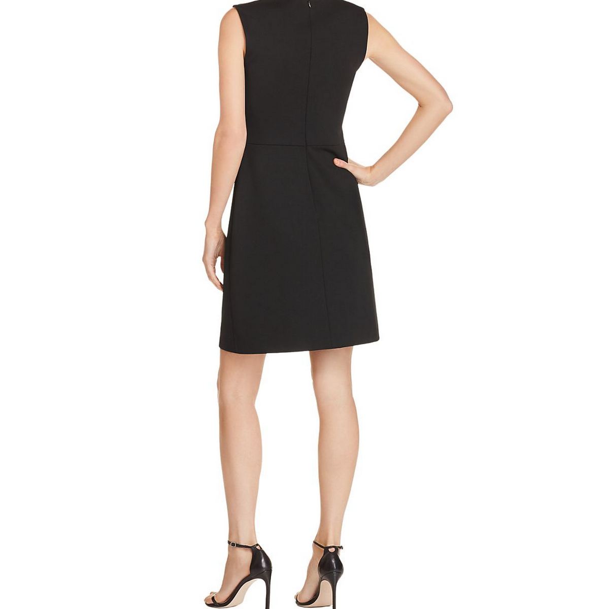 Le Gali Womens Lyndsie Black Sleeveless Office Wear to Work Dress S ...