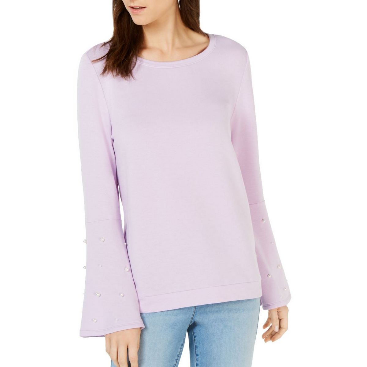 bell sleeve sweatshirt