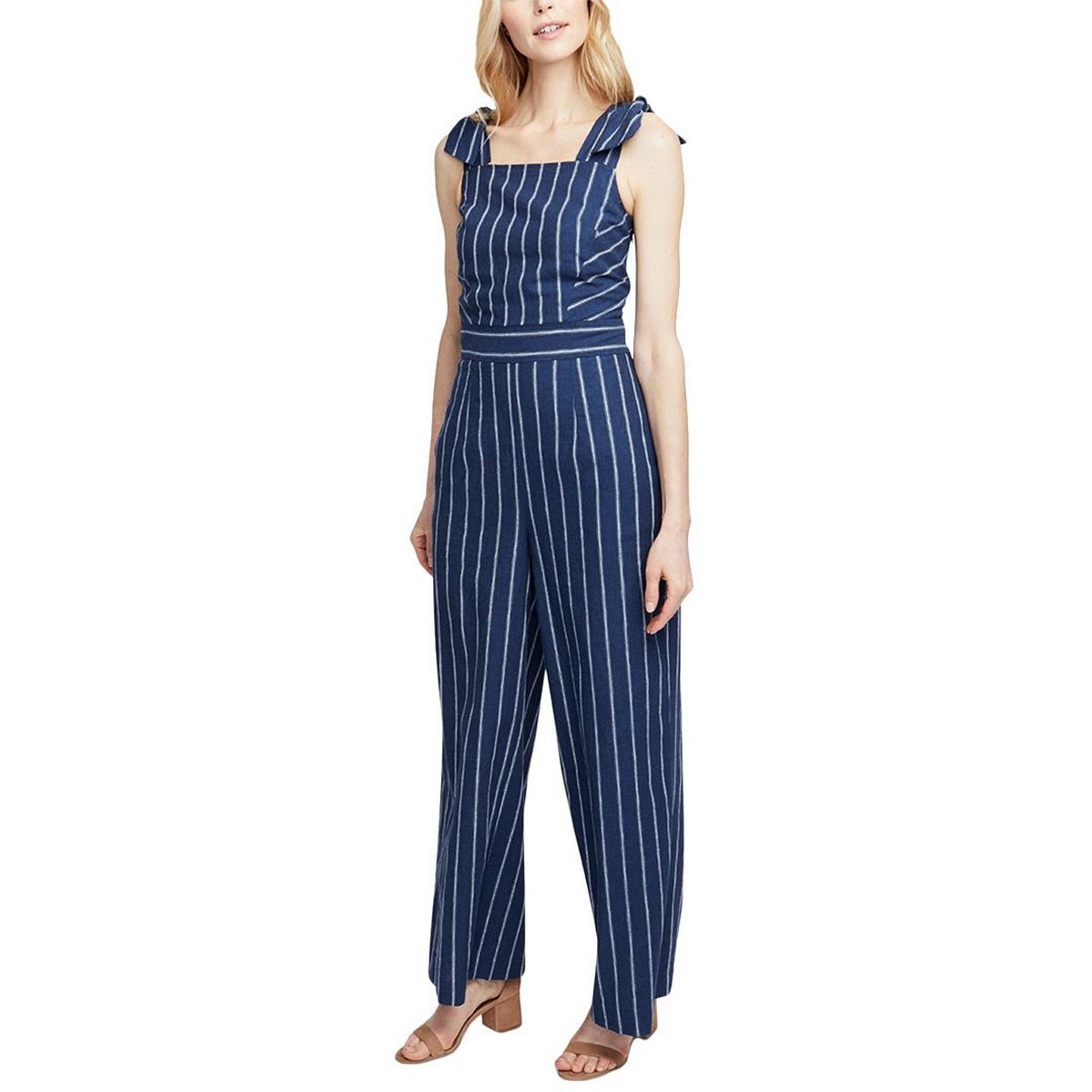 RACHEL Rachel RoySleeveless Striped Cropped JumpsuitMulti