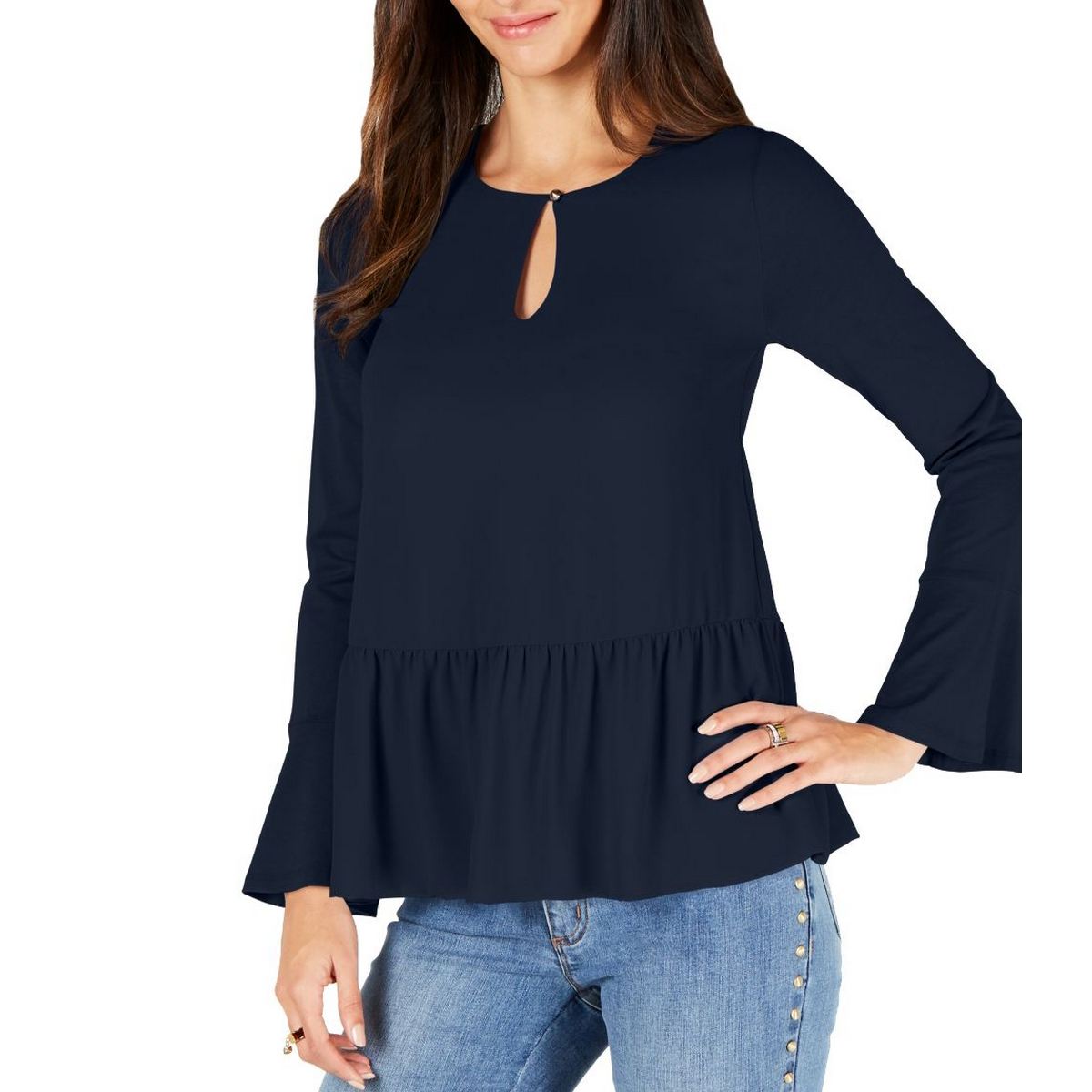 Chemisier femme Michael Kors petite volante mix média haut TEDO