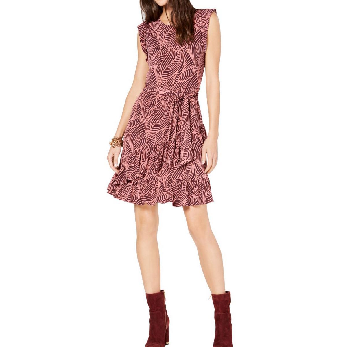 michael kors fit and flare dress