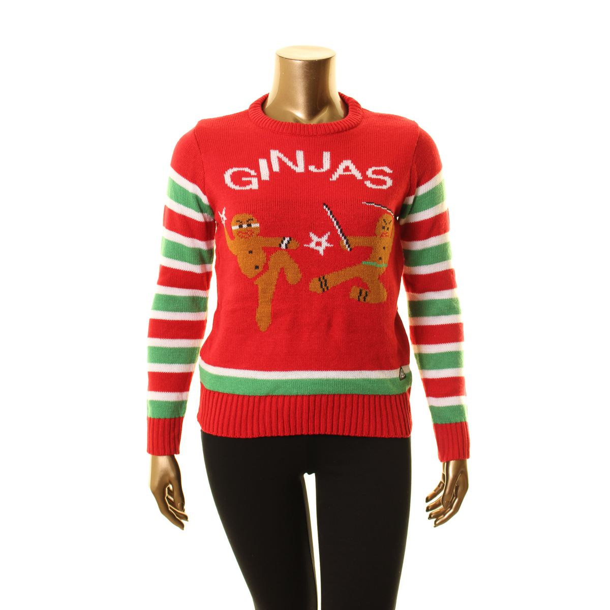 Details about AMERICAN STITCH Women's Ninja Gingerbread Ugly Christmas Sweater Top L TEDO Details about AMERICAN STITCH Women's Ninja Gingerbread Ugly Christmas Sweater Top L TEDO