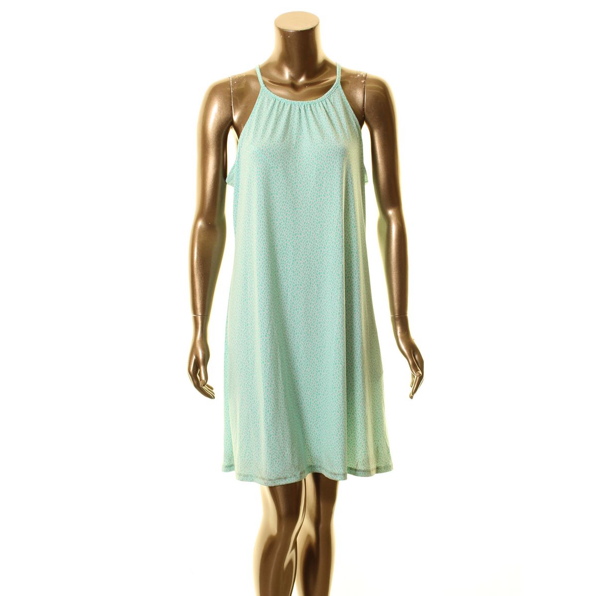 aqua shift dress