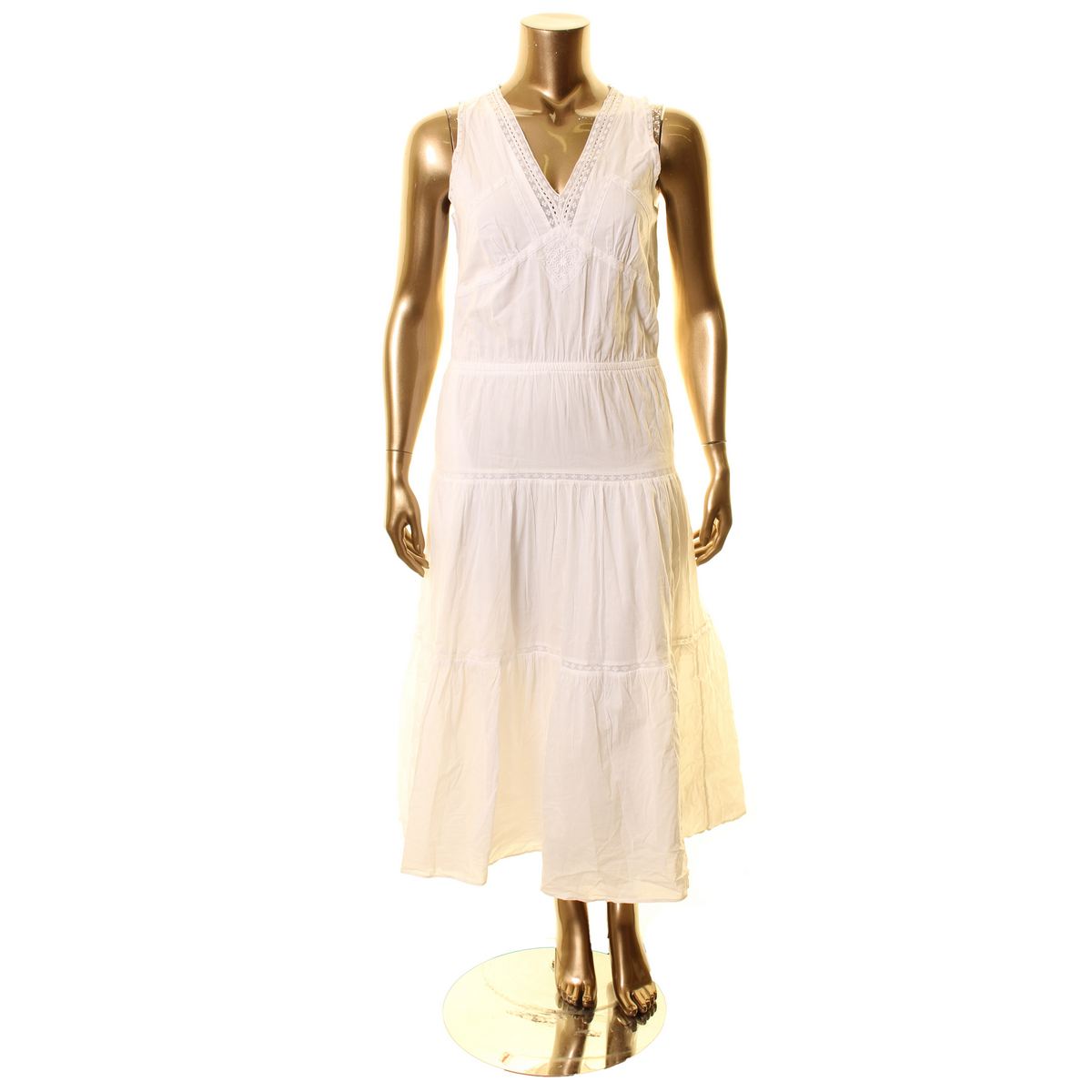 ralph lauren white maxi dress