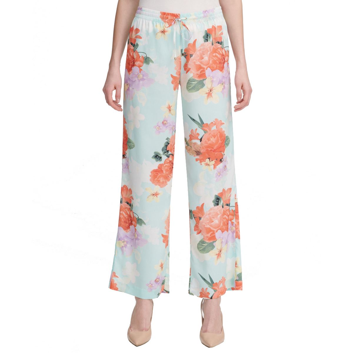 calvin klein floral pants