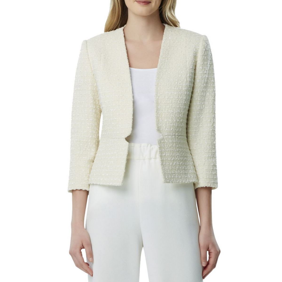 cream boucle jacket