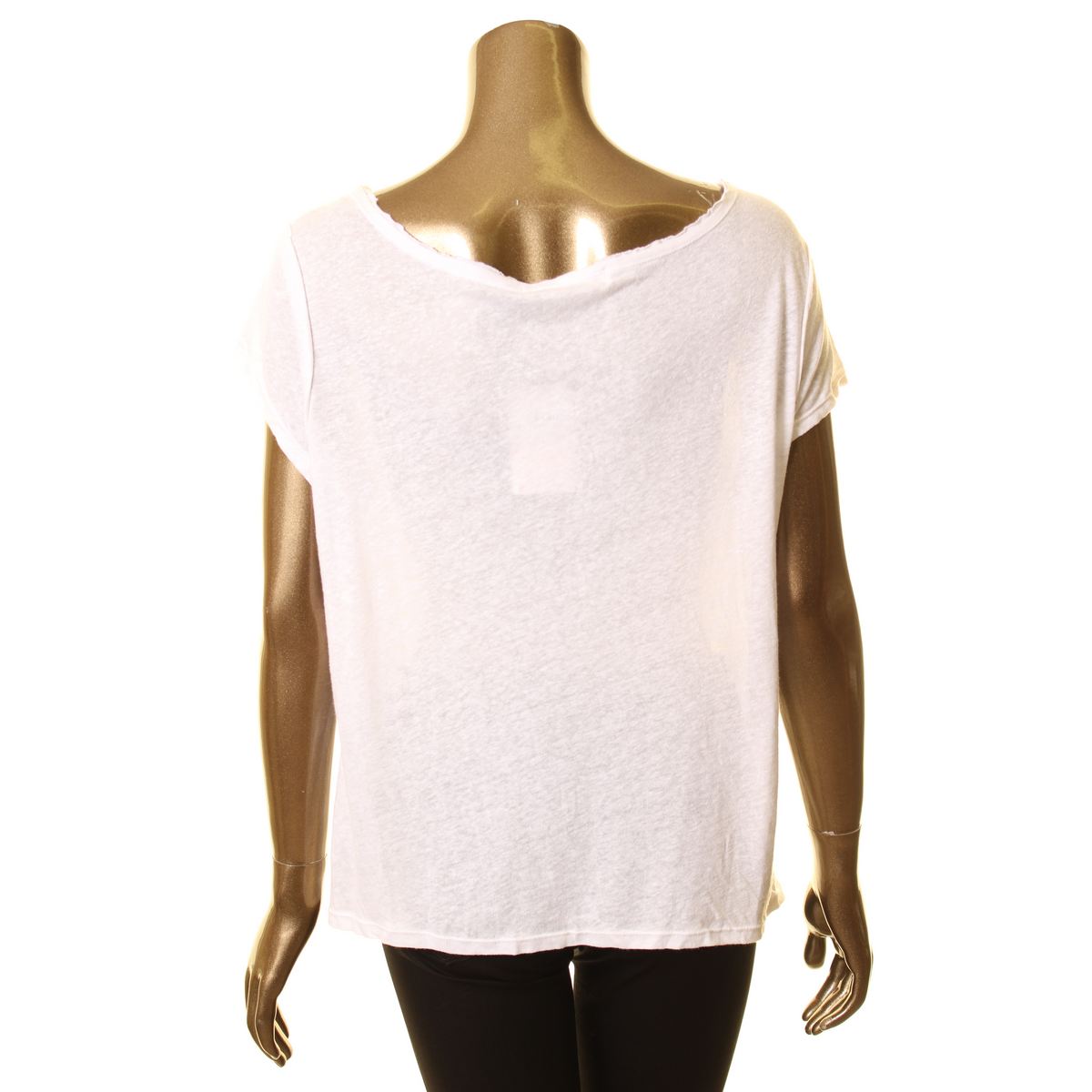 People 2105 Size Small S Womens White Pullover Top Cutout Pull Over for ...