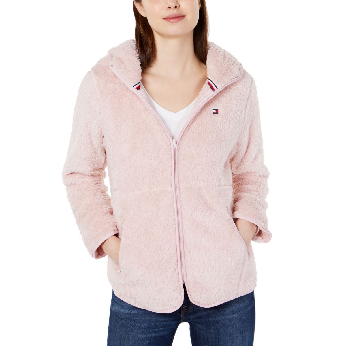 tommy hilfiger sweatshirt women pink