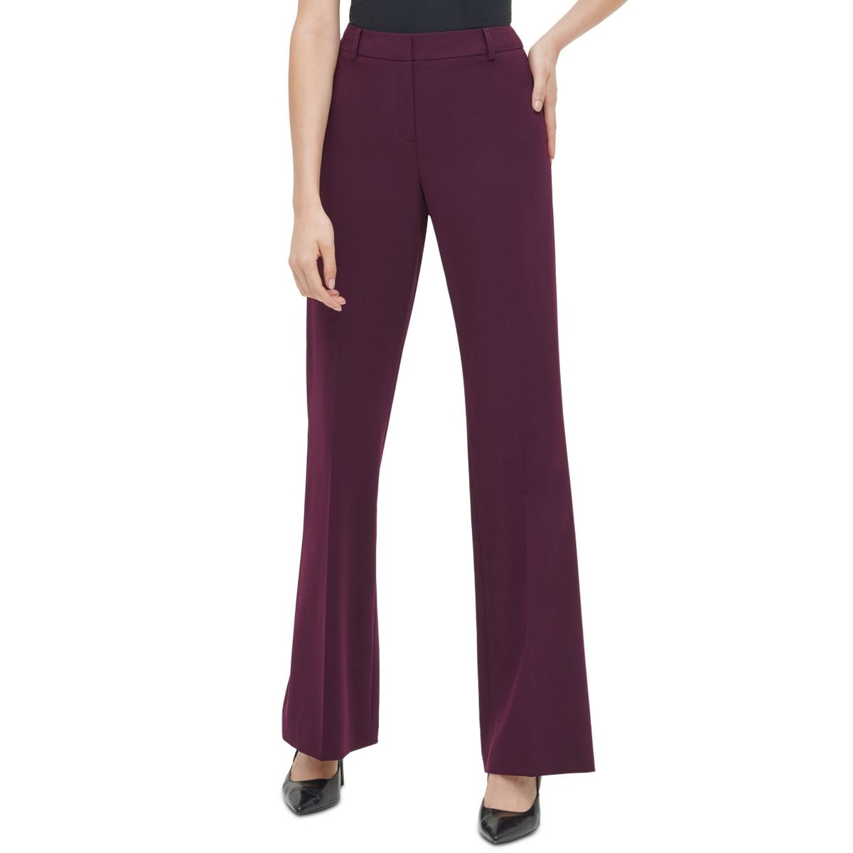 calvin klein aubergine pants