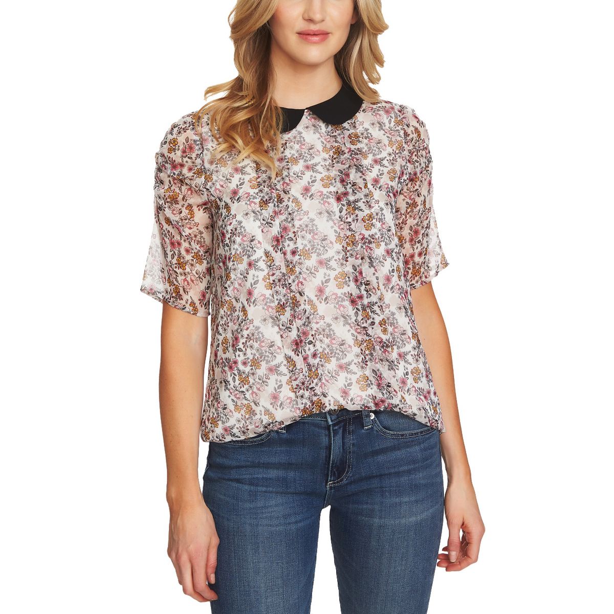 cece peter pan collar top