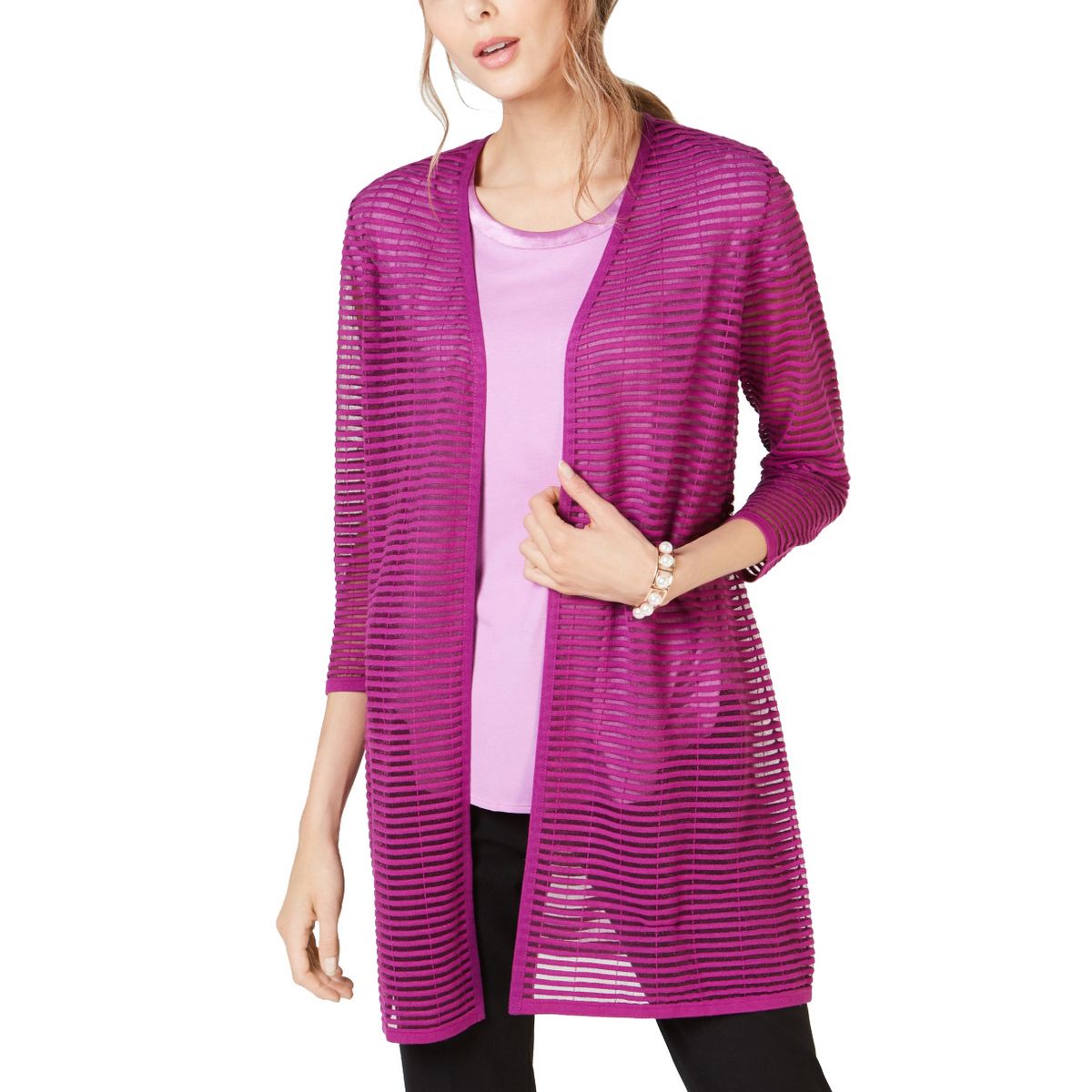 alfani open front cardigan