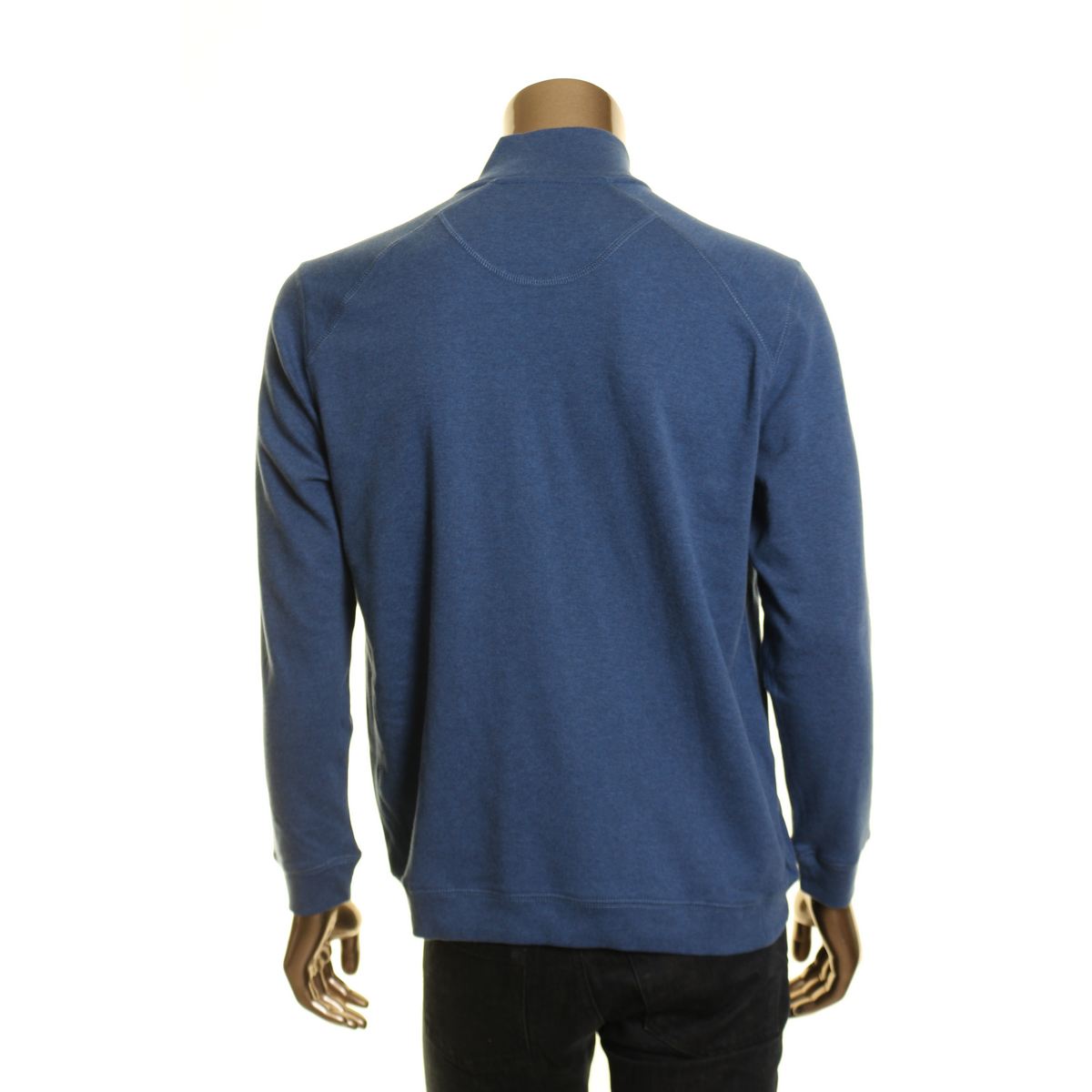 KIRKLAND SIGNATURE NEW Men's Cotton 1/4 Zip Pullover Sweatshirt TEDO