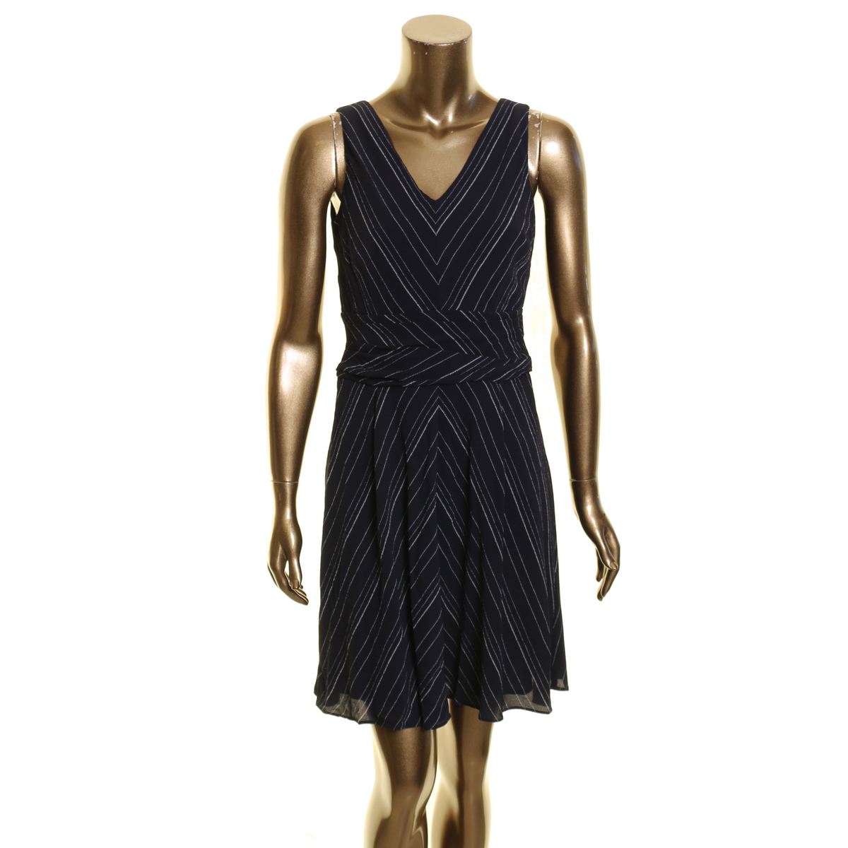 ralph lauren pinstripe dress
