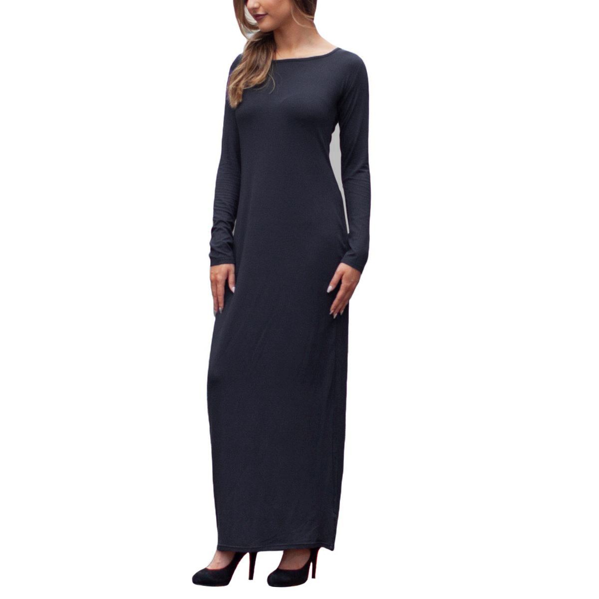 VERONA COLLECTION Women's Brianna Pencil T-shirt Maxi Dress TEDO | eBay