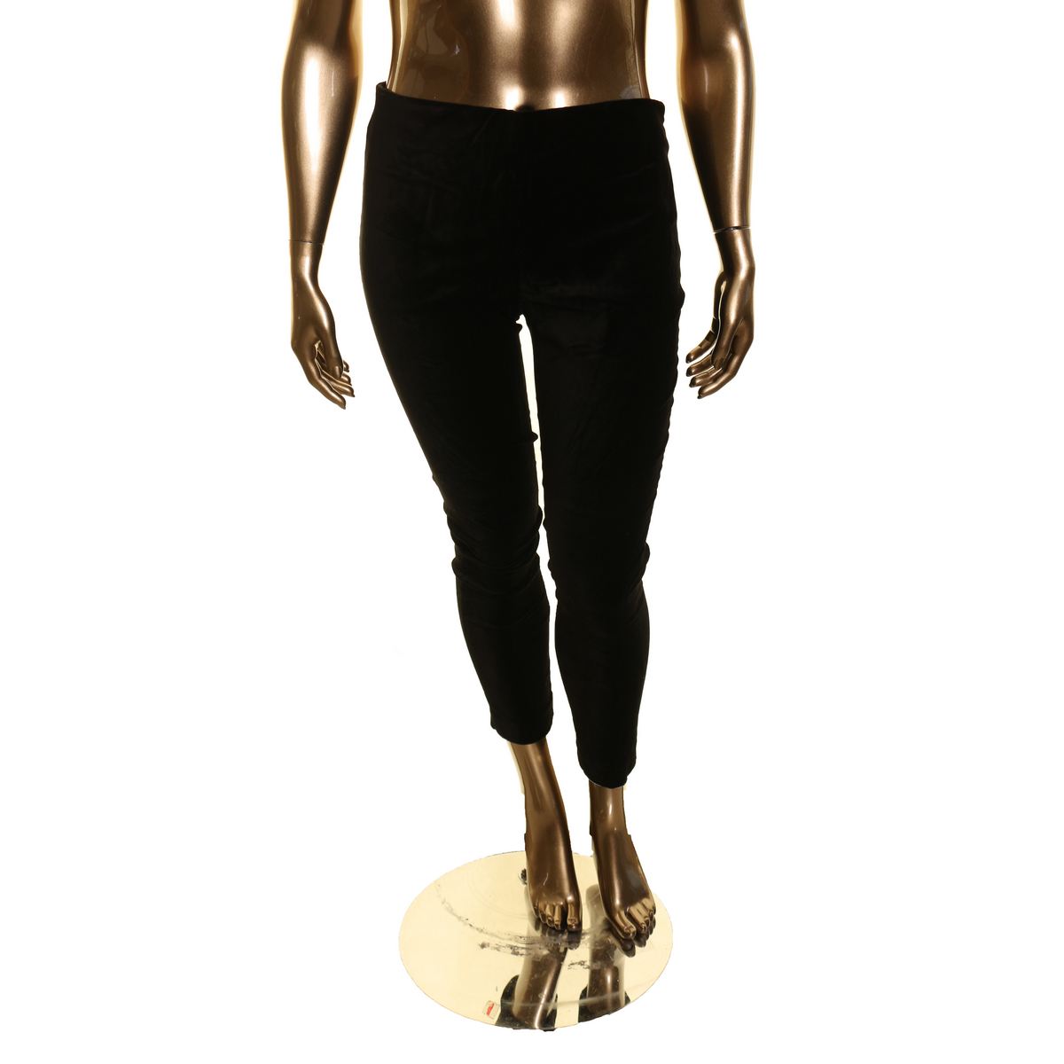 lauren ralph lauren stretch velvet straight pants