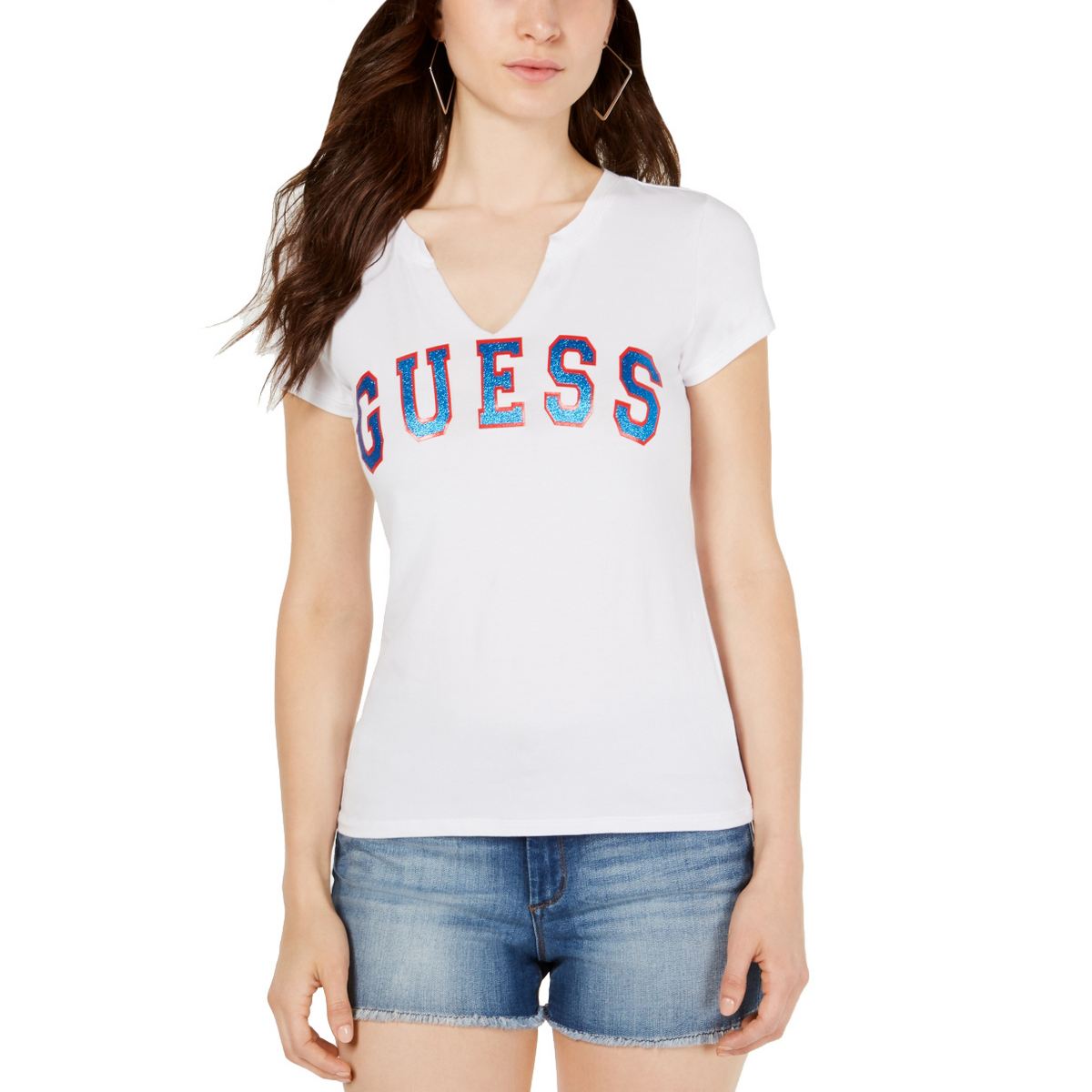 guess glitter top