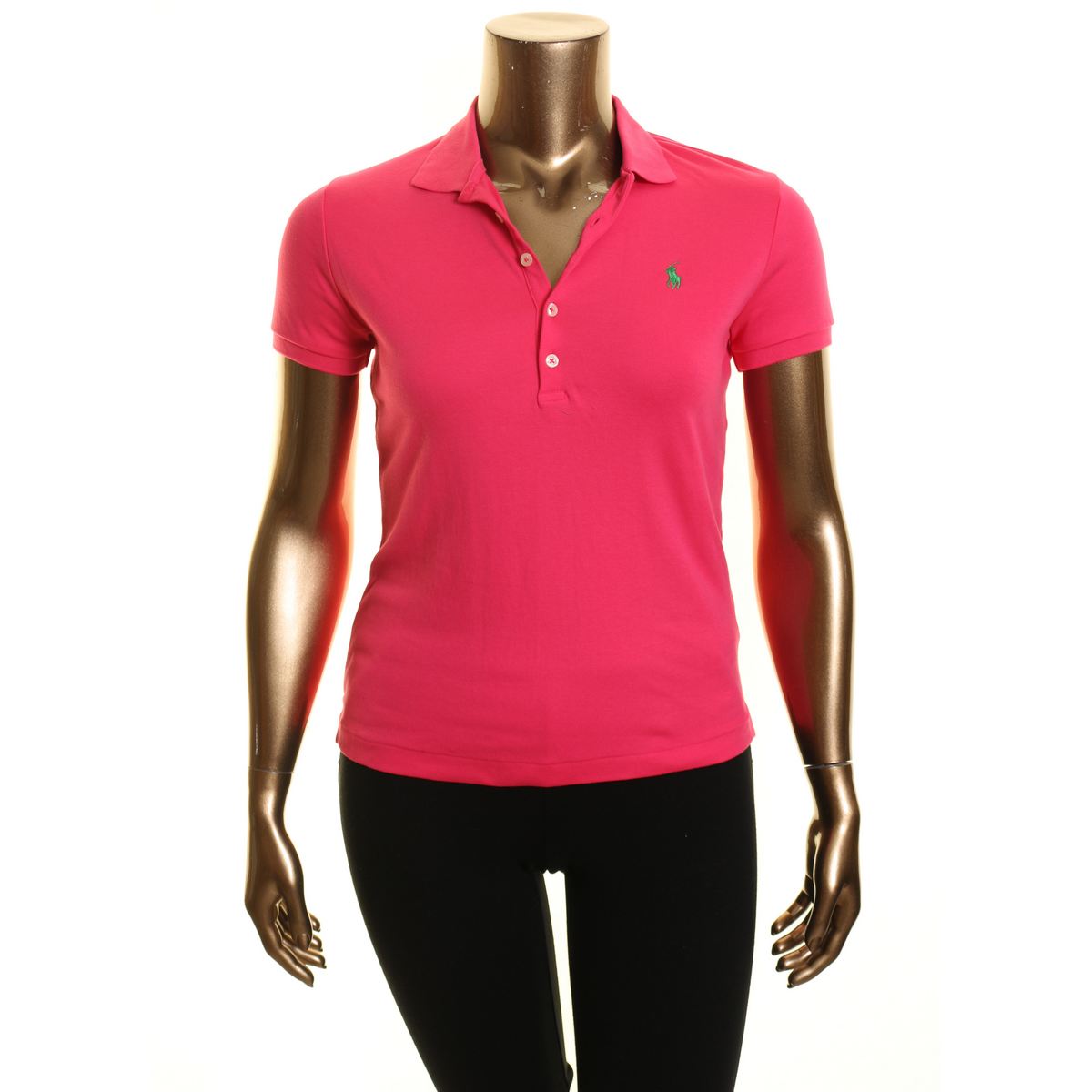 womens hot pink polo shirts