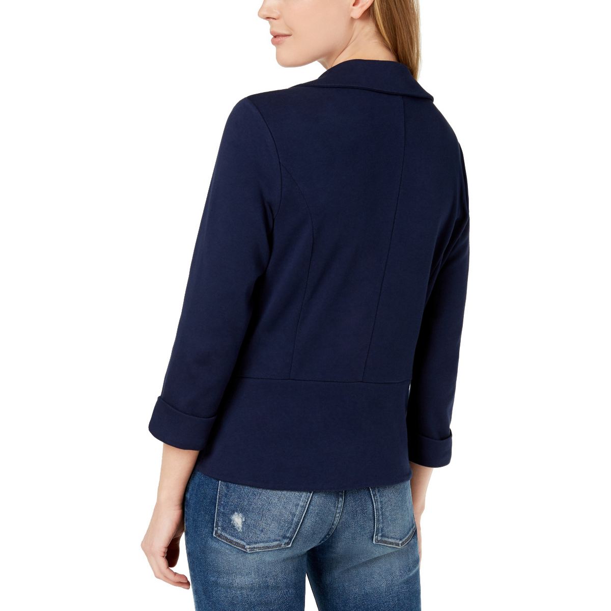 MAISON JULES NUEVA Chaqueta Blazer Prenda para Mujer Mangas 3/4 Tejida Sin Forrar TEDO - Imagen 6 de 6