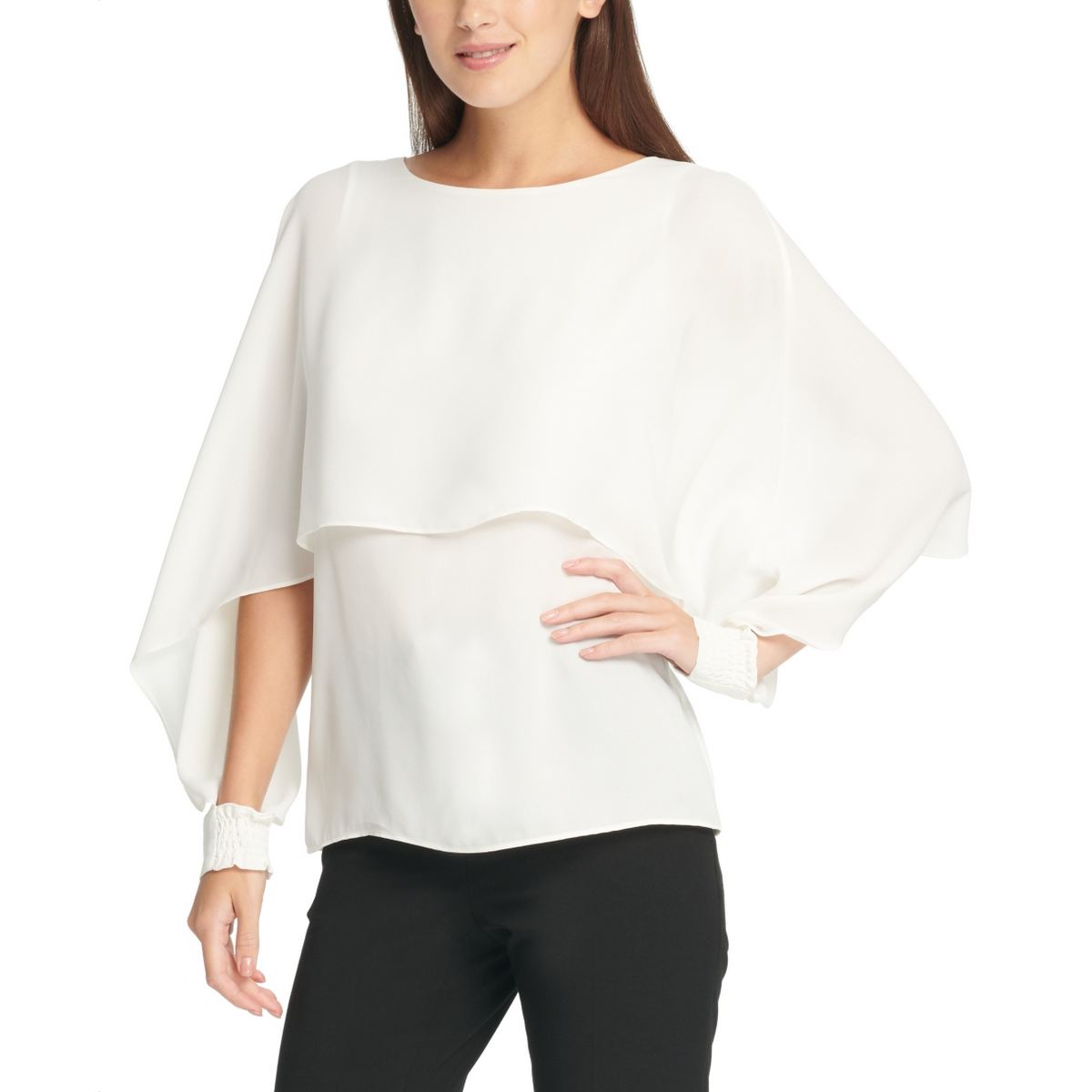 white cape top