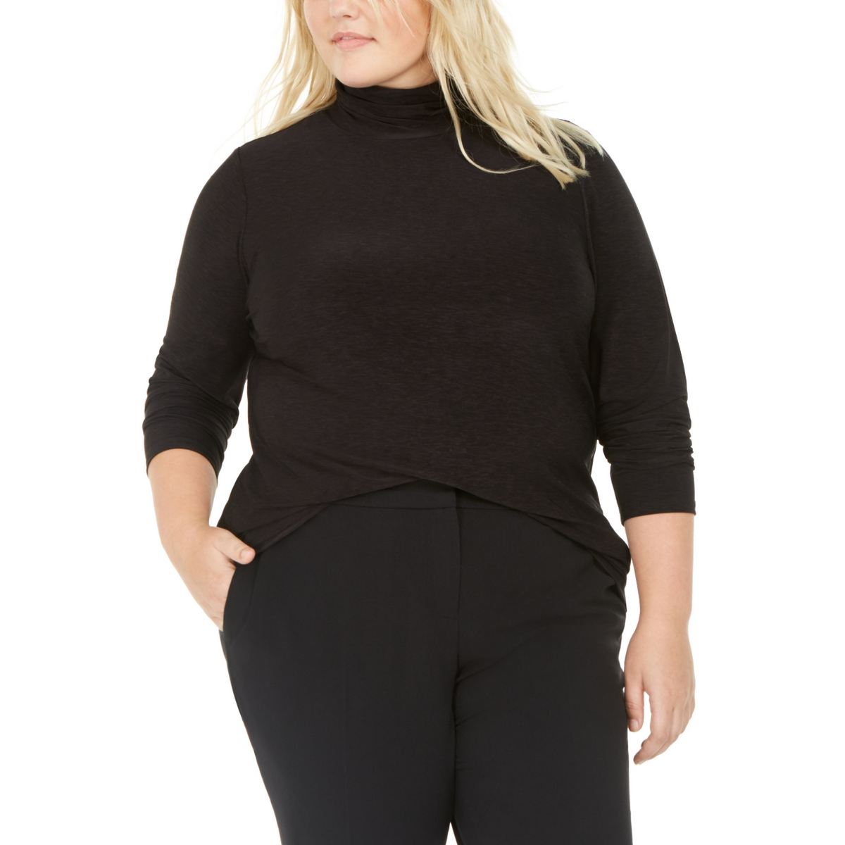 plus size turtleneck shirt