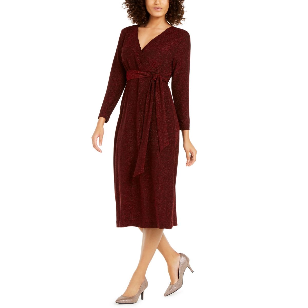 alfani wrap dress