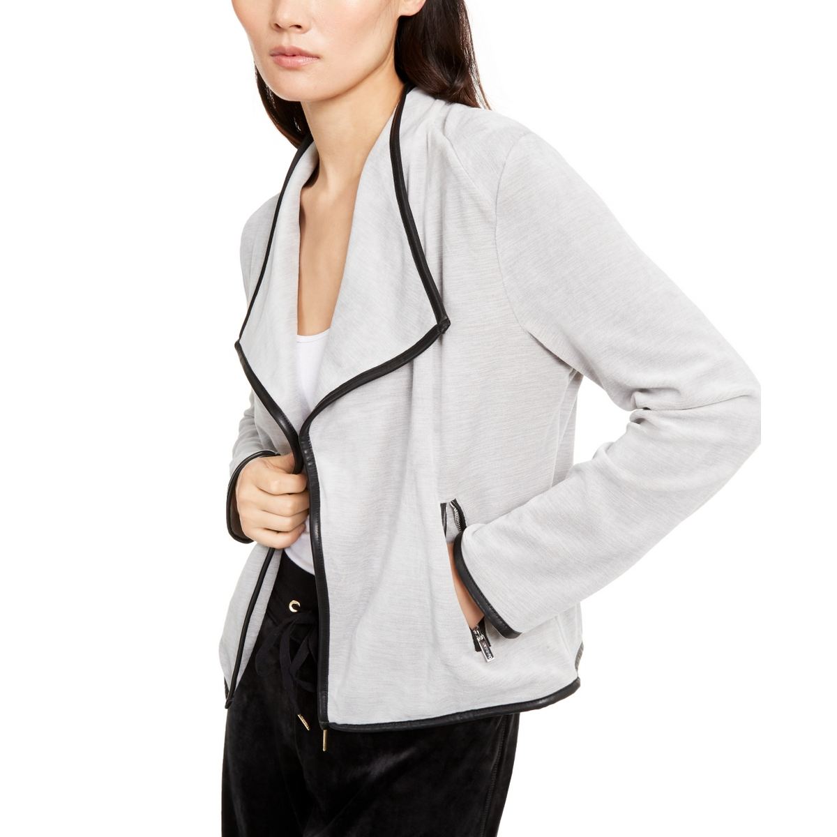 calvin klein flyaway jacket