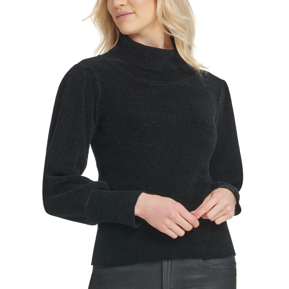 DKNY NEW Women's Bouffant-sleeve Knit 
