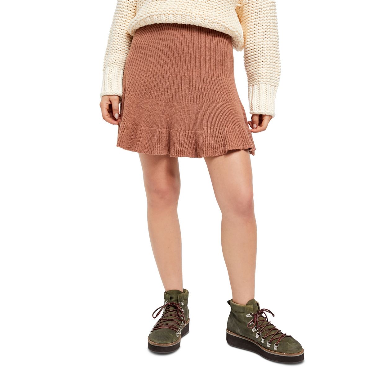 brown skirt ebay