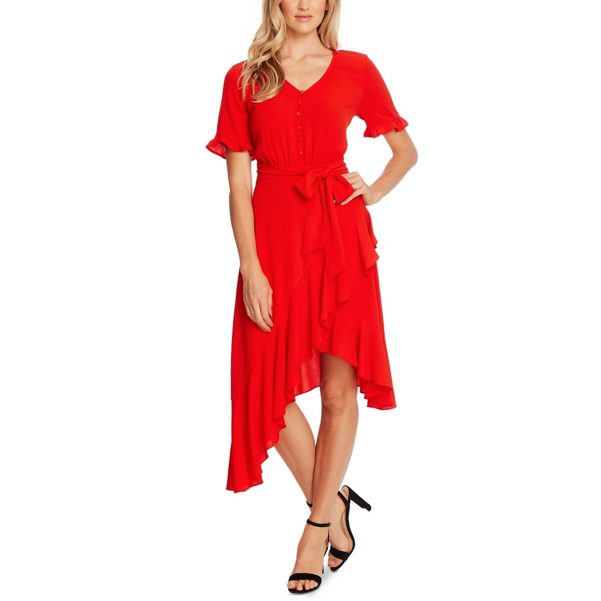 Cece cascading shop ruffle dress