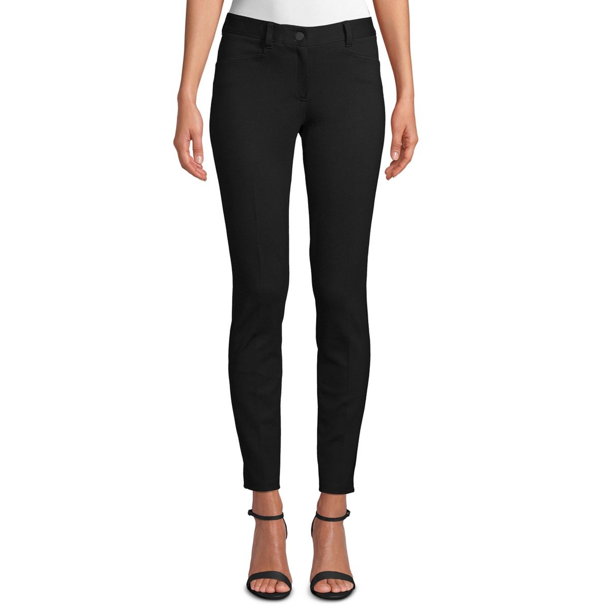Black Pull On Knit Ankle Pant — Fabulous Female Boutique